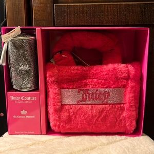 Juicy couture viral fur bag hot pink new